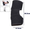 Gomitiera-Fascia-Elastica-Supporto-Tutore-Per-Gomito-Anallergico-Bambini-Nero-M