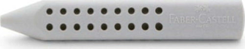 Gomma a forma di matita Grip 2001 - 90x15x15mm - grigia - Faber Castell [multipack] 10 pezzi Cancelleria e prodotti per ufficio/Penne matite scrittura e correzione/Correttori e gomme/Gomme Eurocartuccia - Pavullo, Commerciovirtuoso.it
