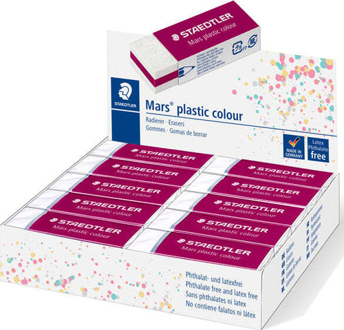 Gomma Mars Plastic - violetto - Staedtler [multipack] 20 pezzi Cancelleria e prodotti per ufficio/Penne matite scrittura e correzione/Correttori e gomme/Gomme Eurocartuccia - Pavullo, Commerciovirtuoso.it
