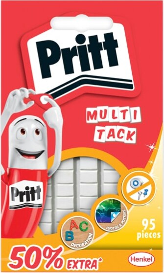 Gommini adesivi Multi-Tack - riutilizzabili - bianco - Pritt - conf. 95 pezzi Cancelleria e prodotti per ufficio/Archivio ufficio e accessori per scrivania/Nastri colle elastici e graffette/Adesivi e colle/Colle Eurocartuccia - Pavullo, Commerciovirtuoso.it