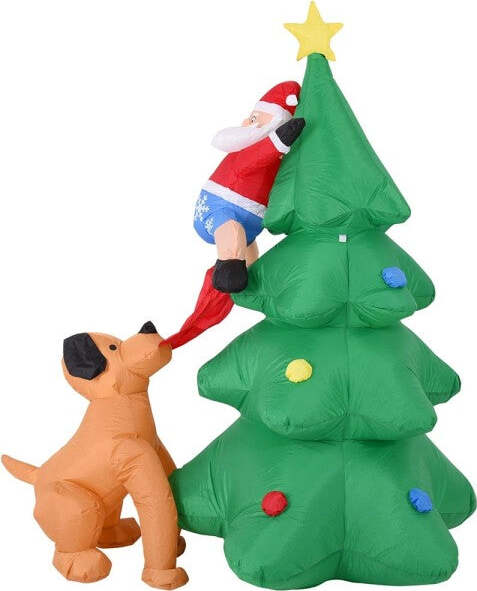 Gonfiabile Albero Di Natale Con Babbo Natale E Cane 180cm Con Luci Led Esterno Casa e cucina/Decorazioni per interni/Addobbi e decorazioni per ricorrenze/Decorazioni natalizie/Alberi di natale artificiali Trade Shop italia - Napoli, Commerciovirtuoso.it
