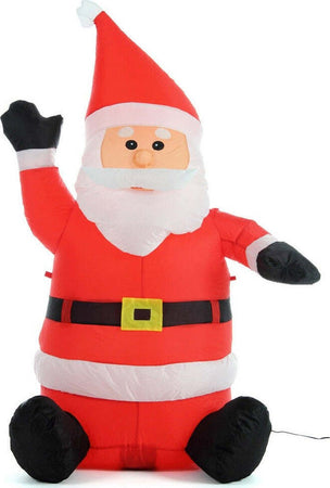 Gonfiabile Babbo Natale Seduto Con Illuminazione Led Altezza 120 Cm Per Esterno Casa, arredamento e bricolage > Prodotti per Feste > Prodotti Natalizi Trade Shop italia - Napoli, Commerciovirtuoso.it