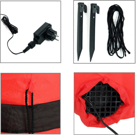 Gonfiabile Babbo Natale Seduto Con Illuminazione Led Altezza 120 Cm Per Esterno Casa, arredamento e bricolage > Prodotti per Feste > Prodotti Natalizi Trade Shop italia - Napoli, Commerciovirtuoso.it