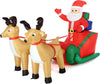 Gonfiabile Babbo Natale Su Slitta Con Renne Luci A Led 240x137cm Autogonfiabile Casa e cucina/Decorazioni per interni/Addobbi e decorazioni per ricorrenze/Decorazioni natalizie/Orpelli e festoni Trade Shop italia - Napoli, Commerciovirtuoso.it