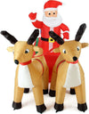 Gonfiabile Babbo Natale Su Slitta Con Renne Luci A Led 240x137cm Autogonfiabile Casa e cucina/Decorazioni per interni/Addobbi e decorazioni per ricorrenze/Decorazioni natalizie/Orpelli e festoni Trade Shop italia - Napoli, Commerciovirtuoso.it