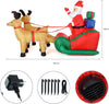 Gonfiabile Babbo Natale Su Slitta Con Renne Luci A Led 240x137cm Autogonfiabile Casa e cucina/Decorazioni per interni/Addobbi e decorazioni per ricorrenze/Decorazioni natalizie/Orpelli e festoni Trade Shop italia - Napoli, Commerciovirtuoso.it