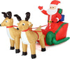 Gonfiabile Babbo Natale Su Slitta Con Renne Luci A Led 240x137cm Autogonfiabile Casa e cucina/Decorazioni per interni/Addobbi e decorazioni per ricorrenze/Decorazioni natalizie/Orpelli e festoni Trade Shop italia - Napoli, Commerciovirtuoso.it