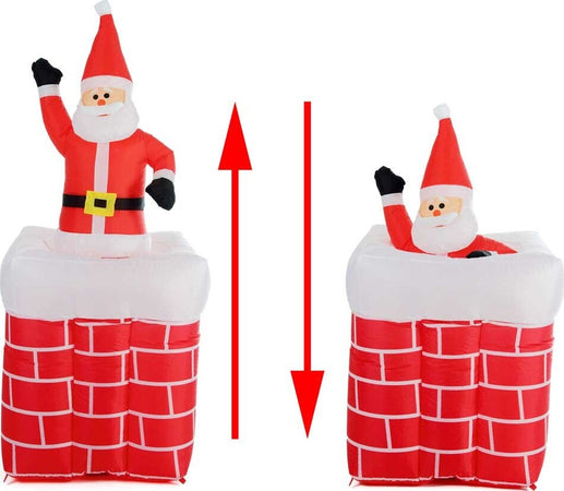 Gonfiabile Forma Camino Con Babbo Natale Movimento Automatico Verticale 180 Cm Casa e cucina/Decorazioni per interni/Addobbi e decorazioni per ricorrenze/Decorazioni natalizie/Oggettistica Trade Shop italia - Napoli, Commerciovirtuoso.it