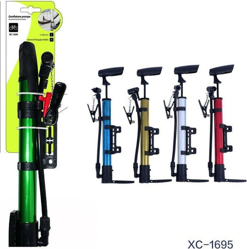 Gonfiatore Da Pavimento O A Mano Portatile In Lega Di Alluminio 320 Mm Xc-1695 Sport e Tempo Libero > Ciclismo > Ricambi per Bici > Sport Trade Shop italia - Napoli, Commerciovirtuoso.it