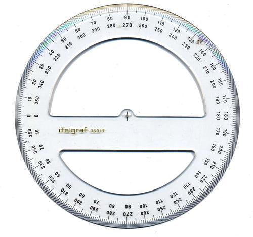 GONIOMETRO CIRCOLARE 360 GRADI DIAMETRO 10 CM PER ANGOLO ANGOLI SCOLASTICO Cancelleria e prodotti per ufficio/Archivio ufficio e accessori per scrivania/Strumenti di misura/Goniometri e squadre Trade Shop italia - Napoli, Commerciovirtuoso.it