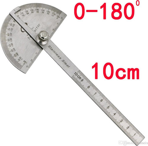 GONIOMETRO ROTATIVO PER MISURAZIONE DEGLI ANGOLI SCALA GRADUATA 10CM ROTANTE  Trade Shop italia - Napoli, Commerciovirtuoso.it