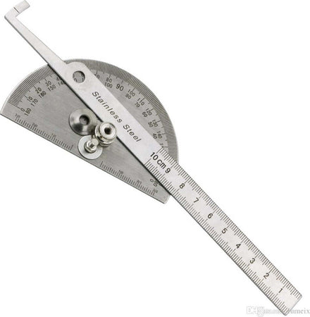 GONIOMETRO ROTATIVO PER MISURAZIONE DEGLI ANGOLI SCALA GRADUATA 10CM ROTANTE  Trade Shop italia - Napoli, Commerciovirtuoso.it