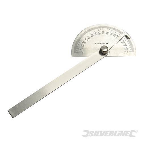 Silverline goniometro in acciaio con dato di bloccaggio 65 mm Prezzo Silverline