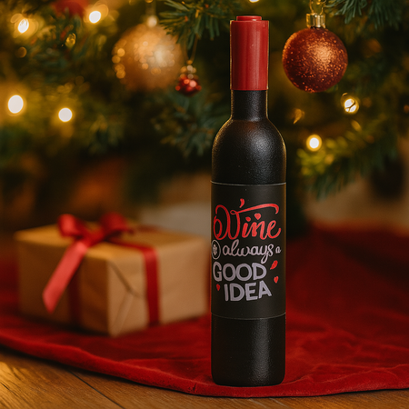 Cavatappi bottiglia in acciaio con calamita per decorazioni natalizie