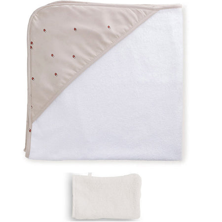 Asciugamano con cappuccio e salvietta Gloop!