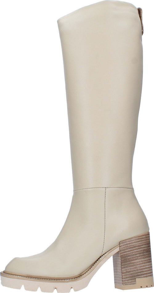 G.P.-BOLOGNA-Stivali-Beige-da-donna