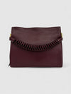 DOPPIASE Borsa Treccia Grande in vera pelle Dollaro Made in Italy 30x25x13cm