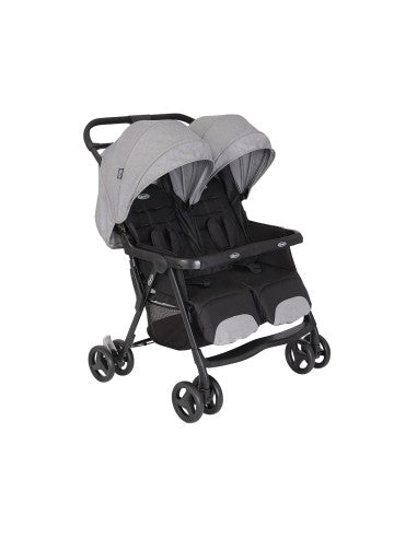 Passeggino Doppio DuoRider Stepple Gray Graco
