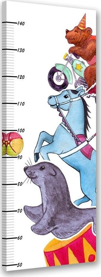 Grafico-di-Crescita-per-Bambini,-Animali-del-circo