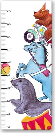 Grafico-di-Crescita-per-Bambini,-Animali-del-circo