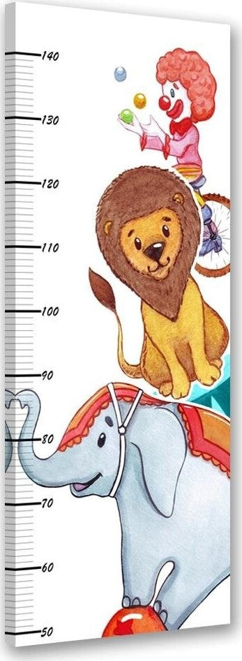 Grafico-di-Crescita-per-Bambini,-Clown-e-animali