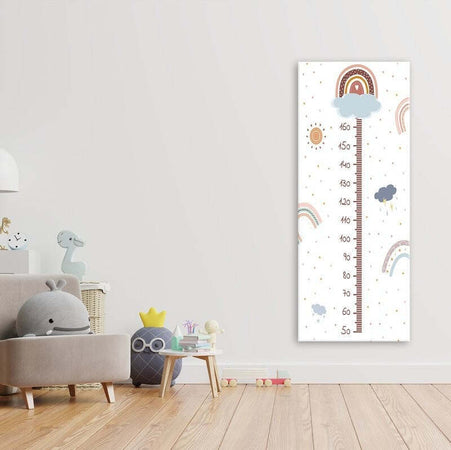 Grafico-di-Crescita-per-Bambini,-Testa-tra-le-nuvole