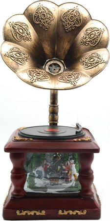 Grammofono con musica e movimenti ideale per decorare il tuo villaggio di Babbo Natale Casa e cucina/Decorazioni per interni/Addobbi e decorazioni per ricorrenze/Decorazioni natalizie/Oggettistica MagiediNatale.it - Altamura, Commerciovirtuoso.it