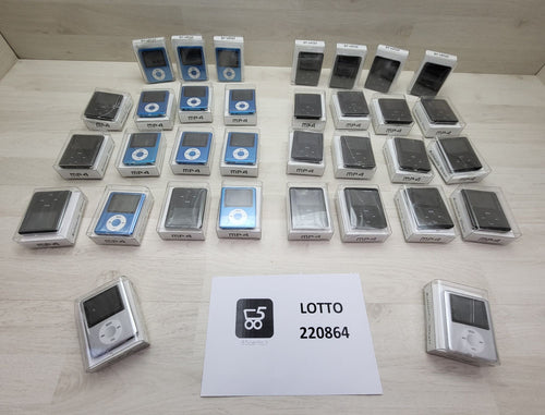 Grande Lotto Stock materiale elettronico 32 Mp4 Player Audio Video nuovi usati misti da rivendere 220864