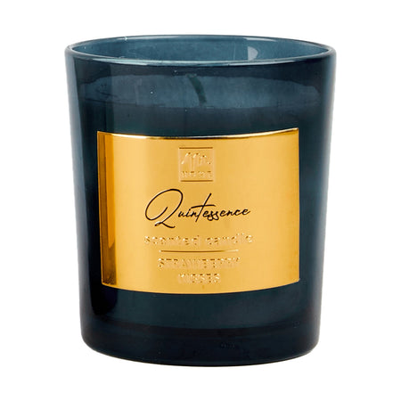 Candela profumata con confezione in vetro decorazioni e profumazione per ambienti