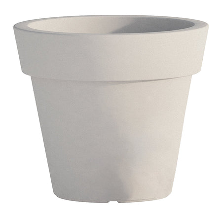 Vaso Cromia Gemma per piante decorazione tinta unita in resina "Made in Italy"