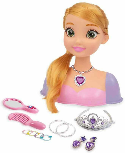 Grandi Giochi - Princess Styling Head, Testa Da Acconciare Con Accessori Inclusi, Gg02997