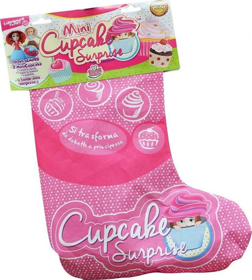 Grandi Giochi-GG00039 Calza Cupcake Ragazza 3+, Multicolore, GG-00039 Casa e cucina/Decorazioni per interni/Addobbi e decorazioni per ricorrenze/Decorazioni natalizie/Calze di Natale e portacalze/Calze Scontolo.net - Potenza, Commerciovirtuoso.it