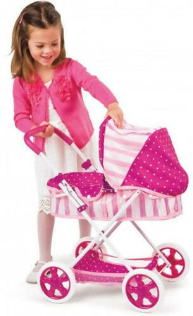 Grandi Giochi Passeggino Carrozzina Bambole Amore Mio Country Con Cappottina E Copertina Country Gg