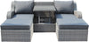 GRANDIS---divano-da-giardino-con-2-pouf-completo-di-cuscino-intreccio-in-rattan-sintetico-Grigio-Milani-Home