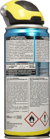 Grasso svitol professionale lubrificante ptfe 400 ml alte prestazioni attrito pressioni elevate