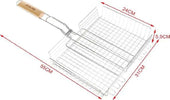 Graticola A Rete Per Grigliate 55x31x24xh5.5cm + Manico Griglia Barbecue 2406341 Casa e cucina/Elettrodomestici per la cucina/Piastre e griglie elettriche/Piastre Trade Shop italia - Napoli, Commerciovirtuoso.it