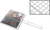 Graticola Griglia Barbecue Doppia In Ferro Grigliata Pesce Arrosto 21.5 X 19.5cm Articoli da Giardino > Barbecue > Prodotti Da Esterno Trade Shop italia - Napoli, Commerciovirtuoso.it