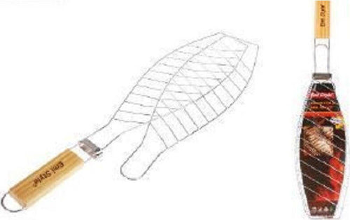 Graticola Per Pesce Un Posto Griglia Da Barbecue Con Manico In Legno 6443223 Casa e cucina/Elettrodomestici per la cucina/Piastre e griglie elettriche/Piastre Trade Shop italia - Napoli, Commerciovirtuoso.it