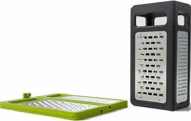 GRATTUGIA MULTIFUNZIONE GRATTA FORMAGGIO AFFETTA VERDURE ORTAGGI 4 IN 1 ACCIAIO  Trade Shop italia - Napoli, Commerciovirtuoso.it