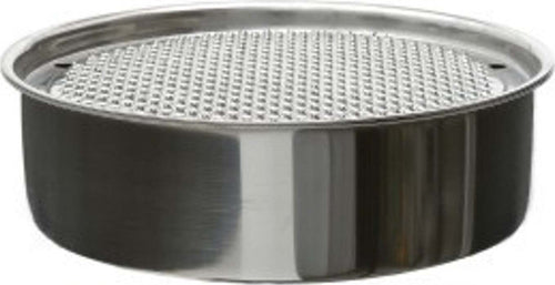 GRATTUGIA PER FORMAGGIO VERDURE IN ACCIAIO INOX CON CONTENITORE 18 CM  Trade Shop italia - Napoli, Commerciovirtuoso.it