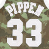MITCHELL & NESS Canotta Basket Uomo Nba Ghost Green Camo Swingman Jersey Hardwood Classics No 33 Scottie Pippen 1997-98 Chibul Camo/green da uomo