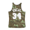 MITCHELL & NESS Canotta Basket Uomo Nba Ghost Green Camo Swingman Jersey Hardwood Classics No 34 Shaquille O'neal 1996-97 Loslak Camo/green da uomo