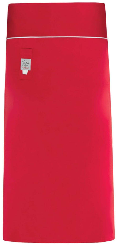 Grembiule Alessandro Rosso Grembiule Vita Cuoco Lungo