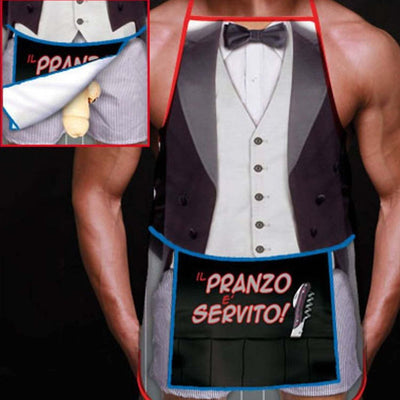 Grembiule Cameriere Con Applicazione Grembiule E Pisello grembiule sexy da uomo Salute e cura della persona/Erotismo e contraccezione/Abbigliamento erotico/Uomo/Accessori Kondorama - Martinsicuro, Commerciovirtuoso.it