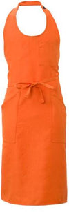 Grembiule Capri Arancio Grembiule Cameriere Sommelier con Pettorina