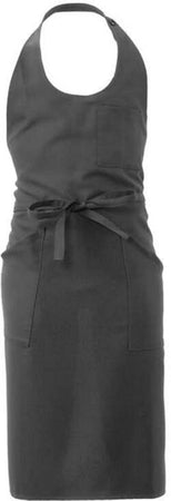 Grembiule Capri Grigio Antracite Grembiule Cameriere Sommelier con Pettorina