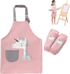 Grembiule Chef Bambini per Pittura E Cucina Rosa Con Maniche Casa e cucina/Tessili per la casa/Tessili da cucina/Grembiuli Liquidator Italia - Nicosia, Commerciovirtuoso.it
