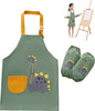 Grembiule Chef Bambini per Pittura E Cucina Verde Dinosauro Con Maniche Casa e cucina/Tessili per la casa/Tessili da cucina/Grembiuli Liquidator Italia - Nicosia, Commerciovirtuoso.it