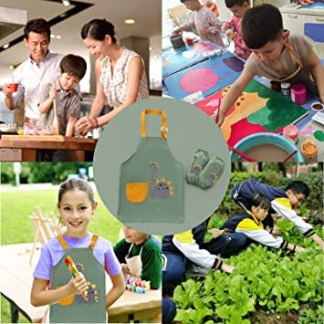 Grembiule Chef Bambini per Pittura E Cucina Verde Dinosauro Con Maniche Casa e cucina/Tessili per la casa/Tessili da cucina/Grembiuli Liquidator Italia - Nicosia, Commerciovirtuoso.it