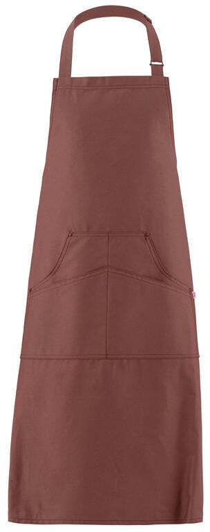 Grembiule Chicago Bruciato Mattone Grembiule Cuoco con Tasconi Regolabile Pettorina Cameriere Osteria